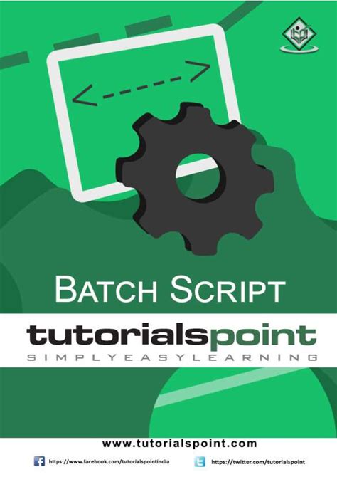 batch script tutorial for beginners pdf