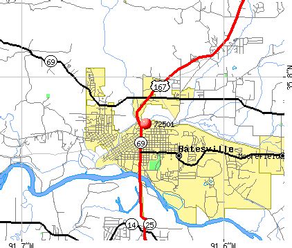 batesville zip code arkansas