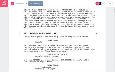 Batman Begins Script