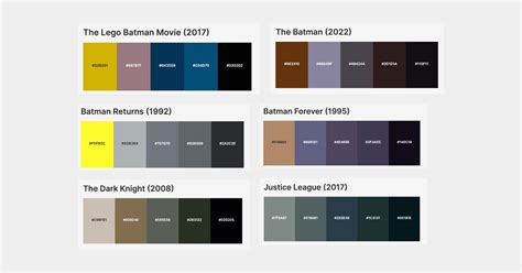 batman colors