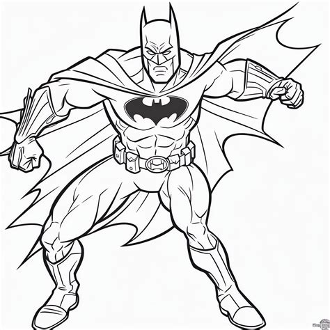 Batman Para Colorear