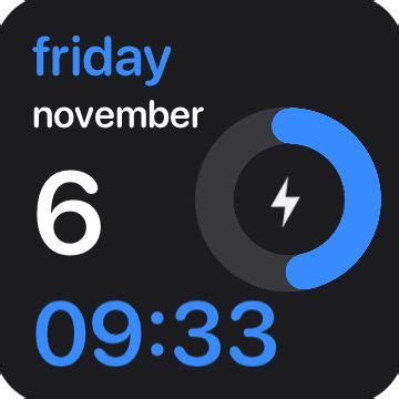 battery date and time themes