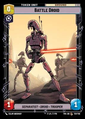 Battle Droid Cards