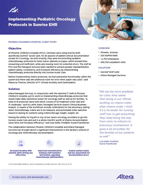 baxter oncology protocols