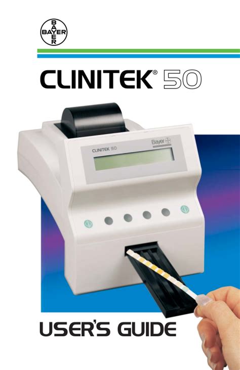 Bayer Clinitek 50 User Guide