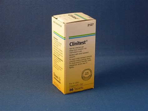bayer clinitest tablets package insert