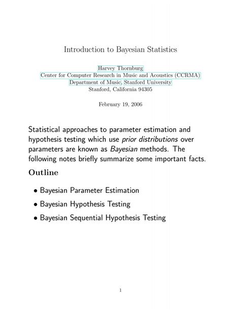 bayesian statistics an introduction university of york
