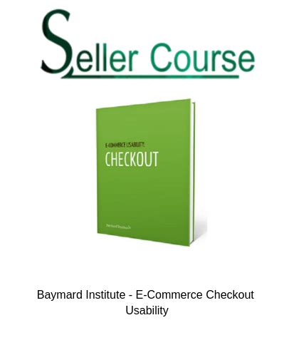 baymard checkout usability pdf