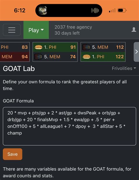 Bb Gm Goat Formula
