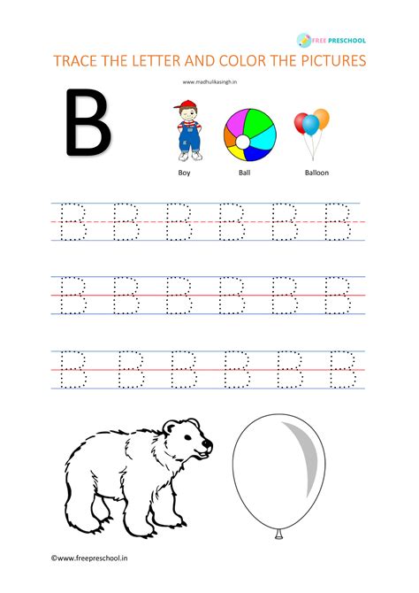 Bb Worksheet  Preschool   15 Free Letter B Worksheets Easy Print The - Bb Worksheet, Preschool