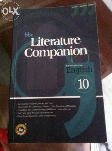 bbc english class 12 literary companion