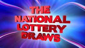 bbc the national lottery saturday draws