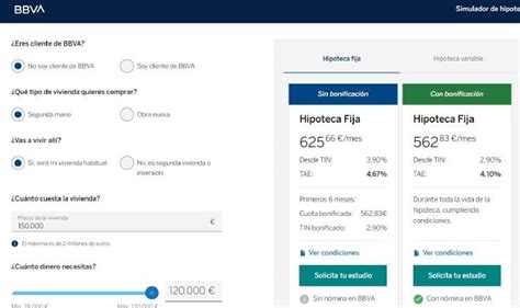 Bbva Hipoteca Simulador