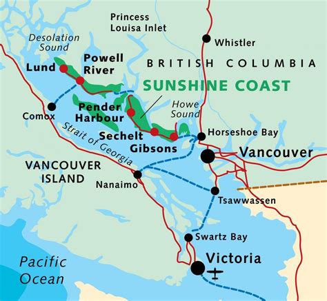 Bc Ferries Map