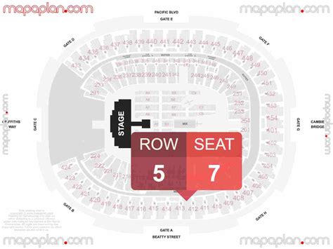 Bc Place Seating