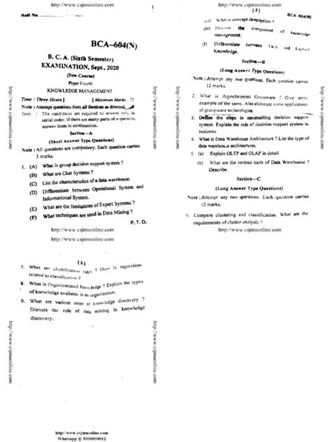 Bca 6 Sem Notes