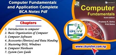 Bca Computer Fundamentals