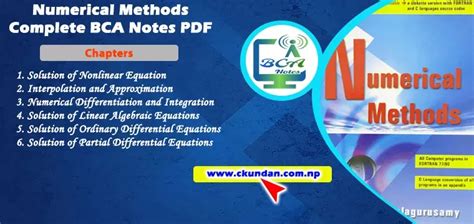 bca numerical methods notes