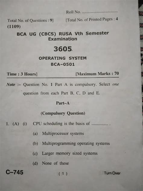 Bca Syllabus Question Papers
