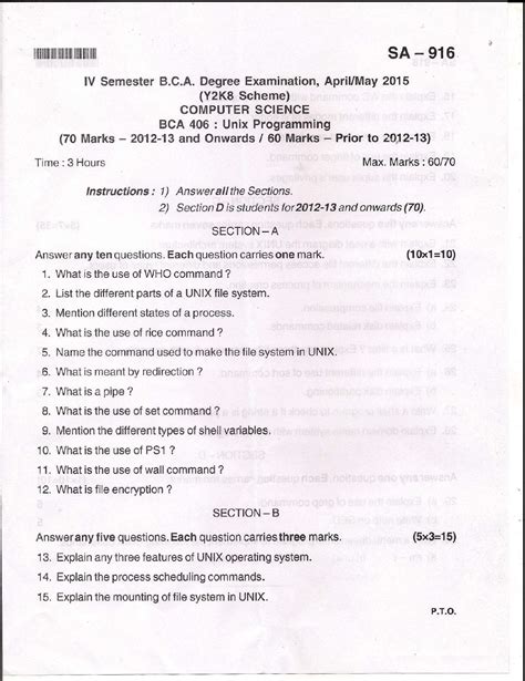 Full Download Bca Question Papers Bangalore University 