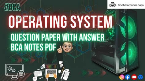 Read Online Bca Solved Question Paper Operating System 