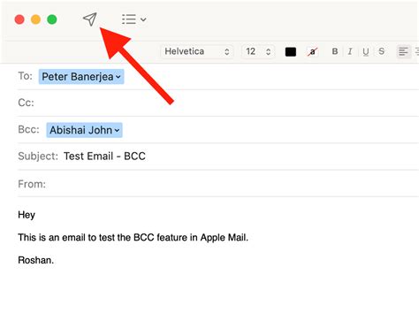 Bcc Email Header