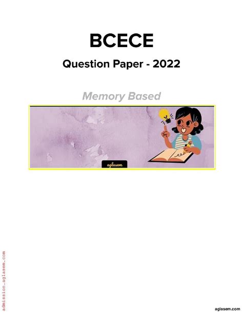 Read Bcece Question Paper 