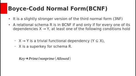 Bcnf Full Form