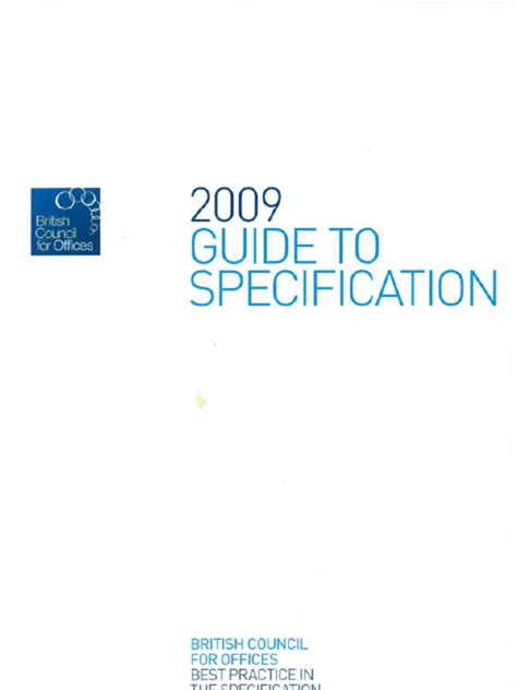 Bco Guide To Specification 2009