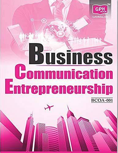 bcoa 001 business communication and entrepreneurship