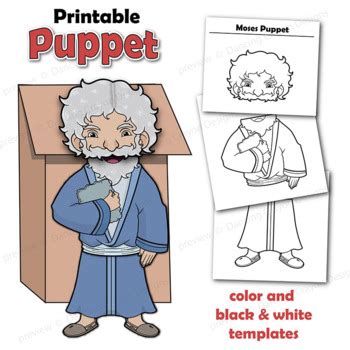 Read Bcpz Moses Paper Bag Puppet 