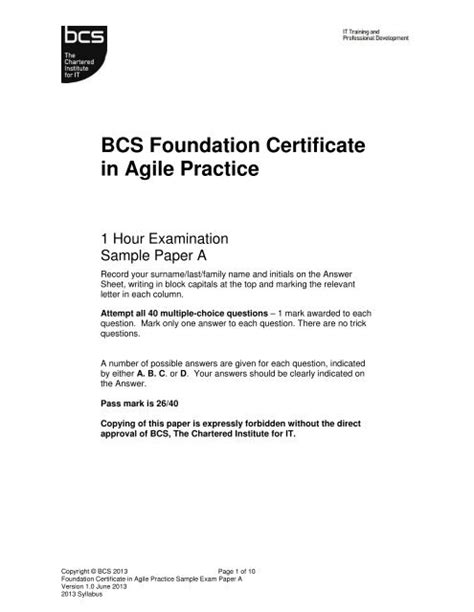 Read Bcs Iseb Business Analysis Foundation Papers 