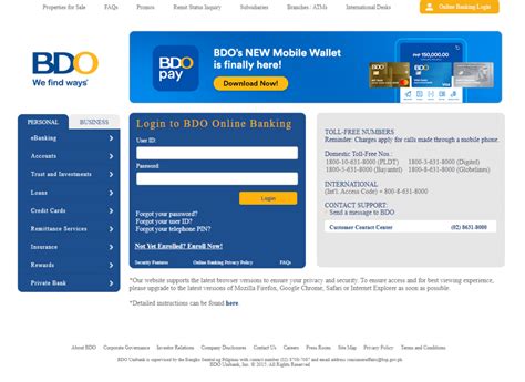 Bdo Internet Banking