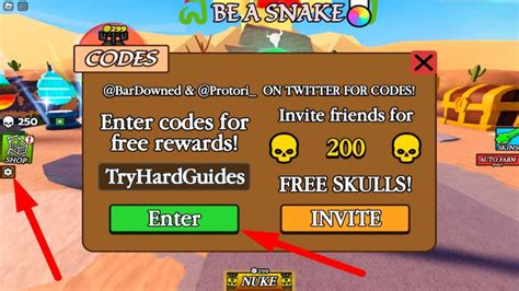 Be A Snake Codes