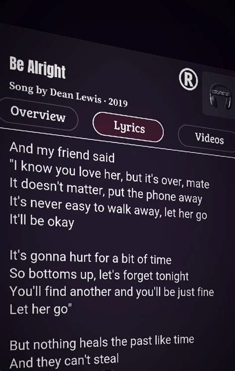 Be Alright Lyrics