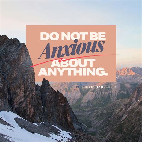 Be Anxious For Nothing