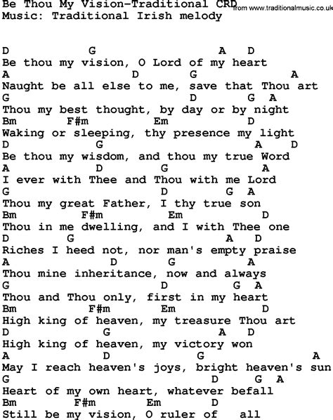 be thou my vision chords pdf