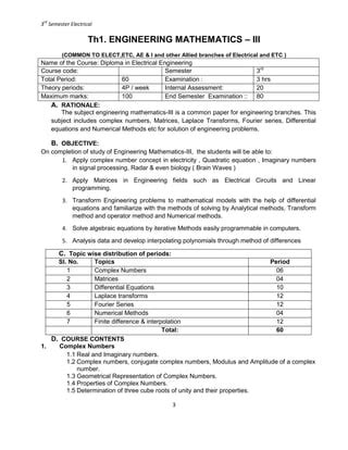 Read Be 3Rd Sem Electrical Engineering Subject Name File Type Pdf 