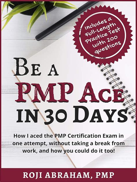 Full Download Be A Pmp Ace In 30 Days How I Aced The Pmp Exam In One Attempt Without Taking A Break From Work And How You Could Do It Too 