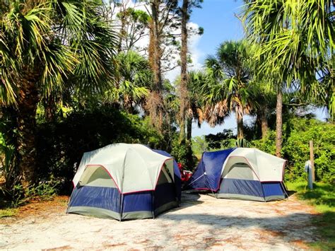 beach camping florida