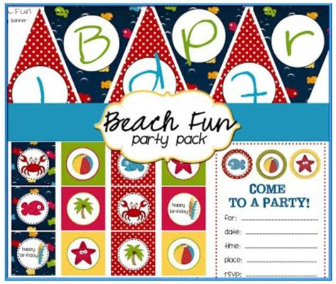 Beach Party Printables Freebies Moms Amp Munchkins Beach Ball Printable Template - Beach Ball Printable Template