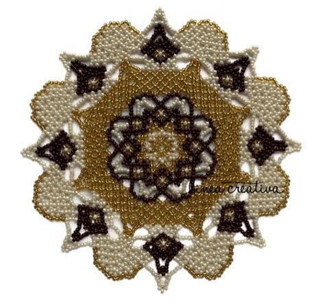 beaded doily pattern