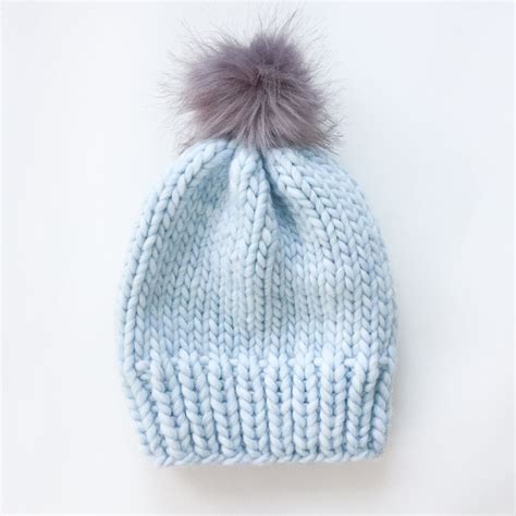 Beanie Hat Pattern Chunky Wool