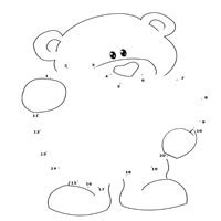 Bearly Resistible Dot To Dot Activity Raquo Valentine Bear Dot To Dot - Bear Dot To Dot