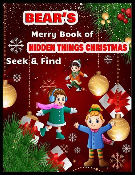 bears merry book of hidden things christmas seek and find