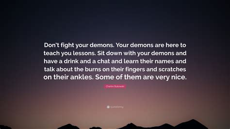 Beating Demons Quotes