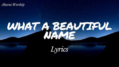 Beautiful Name Lyrics