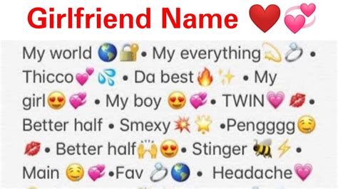 beautiful names to call your girlfriend in english