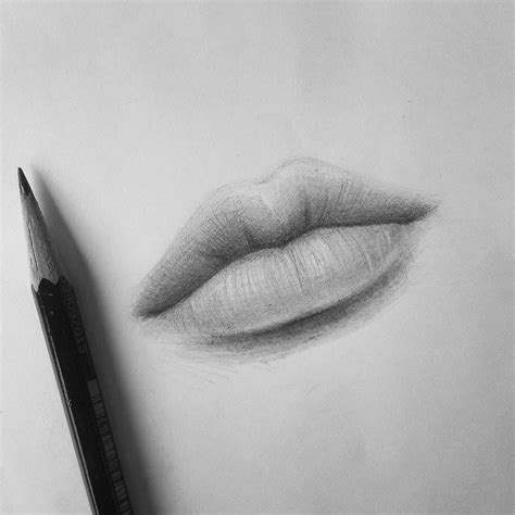Beautiful Pencil Sketches Of Lips
