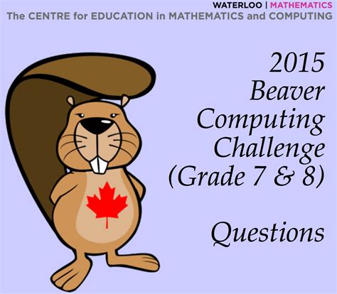 Beaver Computing Challenge